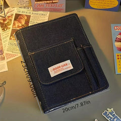 DIY Denim Cover Notebook for Students