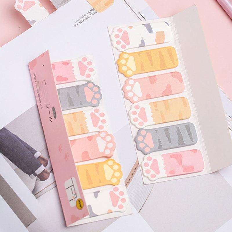 1pc Cat Paw Sticky Note School Office Supplies