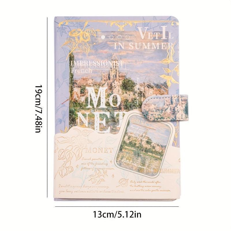 1pc 3 Themes 118Sheets 236Pages Painted Inside Notebook Journal Book Hardcover