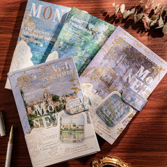 1pc 3 Themes 118Sheets 236Pages Painted Inside Notebook Journal Book Hardcover