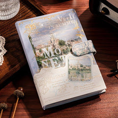 1pc 3 Themes 118Sheets 236Pages Painted Inside Notebook Journal Book Hardcover