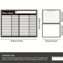 Magnetic Whiteboard Reward Chore Chart Dry Erase Refrigerator