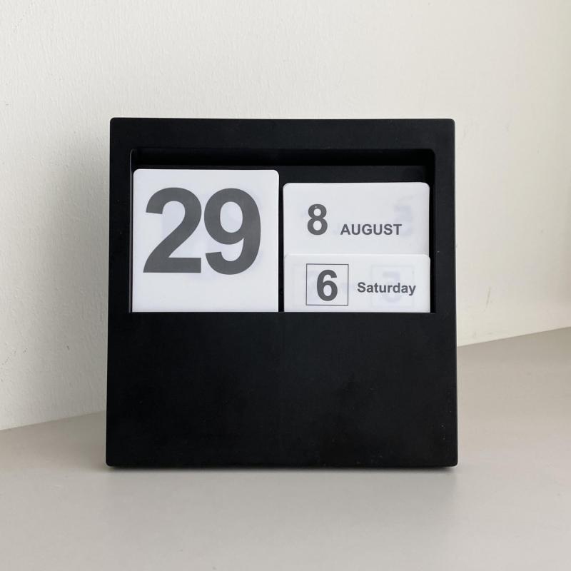 Perpetual Calendar Mini DIY Desktop Calendar Office Desktop Decoration
