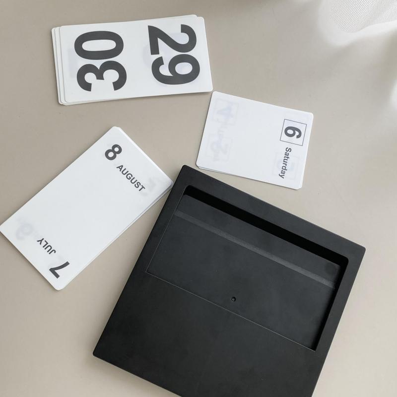 Perpetual Calendar Mini DIY Desktop Calendar Office Desktop Decoration