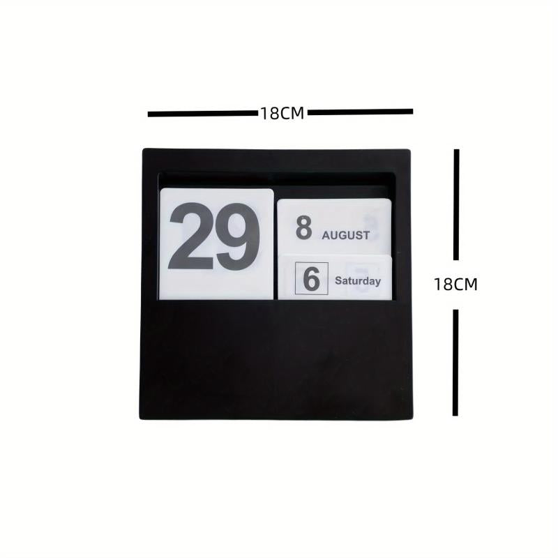 Perpetual Calendar Mini DIY Desktop Calendar Office Desktop Decoration