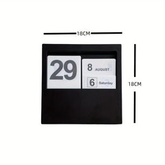 Perpetual Calendar Mini DIY Desktop Calendar Office Desktop Decoration