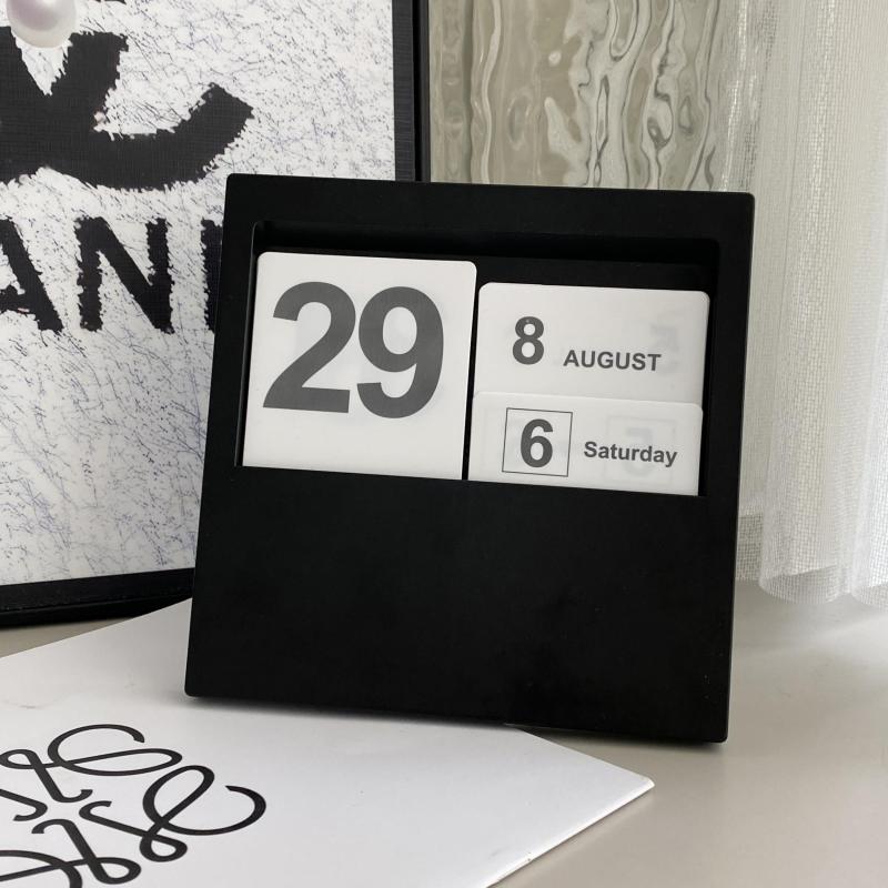 Perpetual Calendar Mini DIY Desktop Calendar Office Desktop Decoration