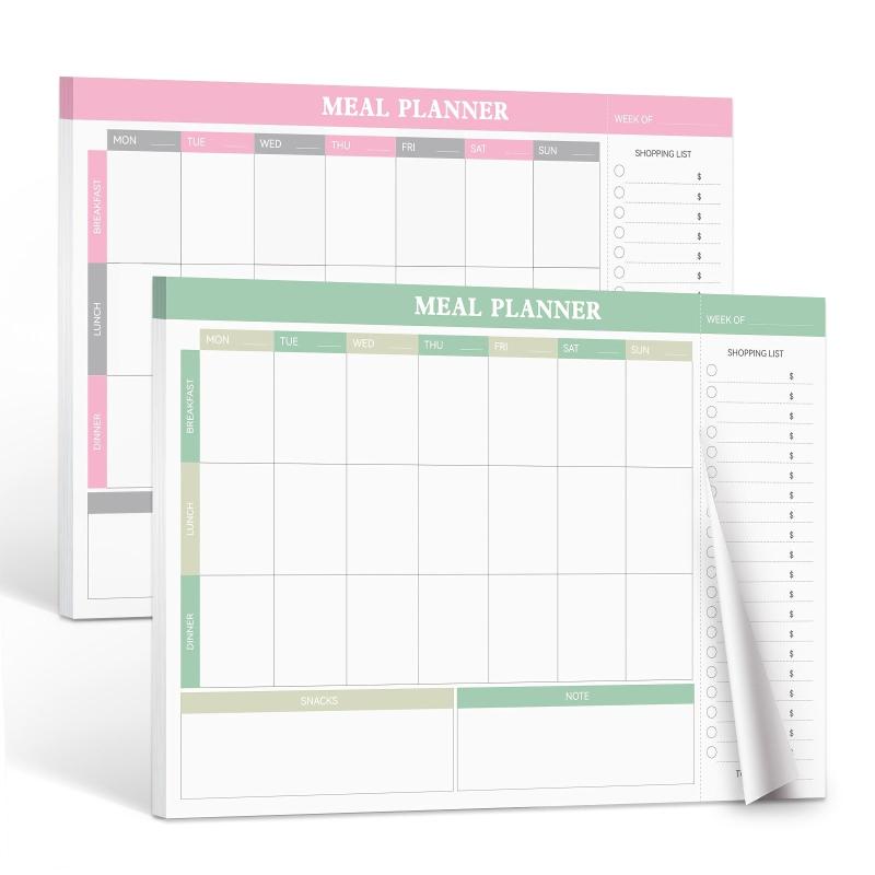 Meal Planning Magnetic Notepad - Weekly Planner