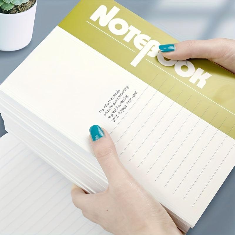 10pcs Thickened Notebook Notepad For College Students Stationery