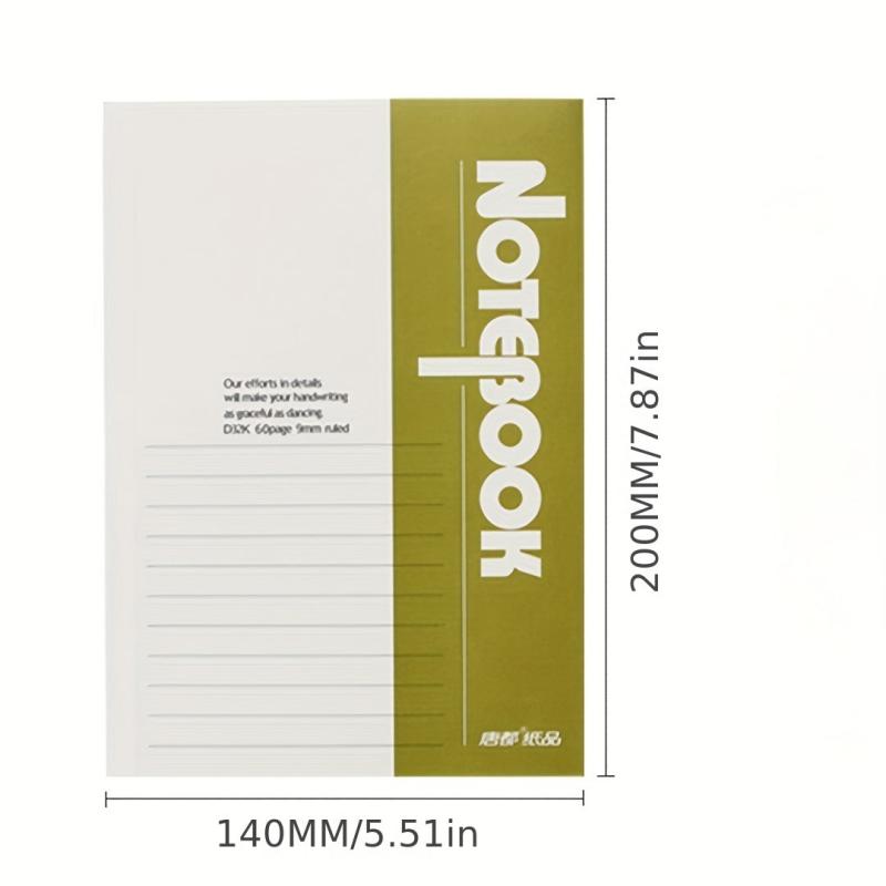 10pcs Thickened Notebook Notepad For College Students Stationery
