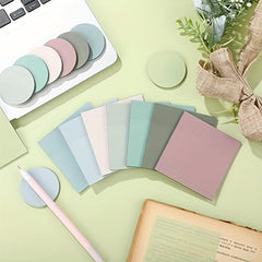 Pastel Clear Sticky Notes Translucent Labels 8 Colors