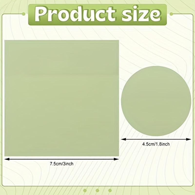 Pastel Clear Sticky Notes Translucent Labels 8 Colors