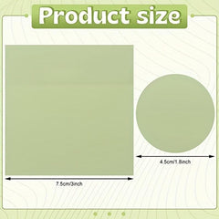 Pastel Clear Sticky Notes Translucent Labels 8 Colors