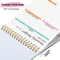 Monthly Budget Planner Notepad Expense Tracker Notebook