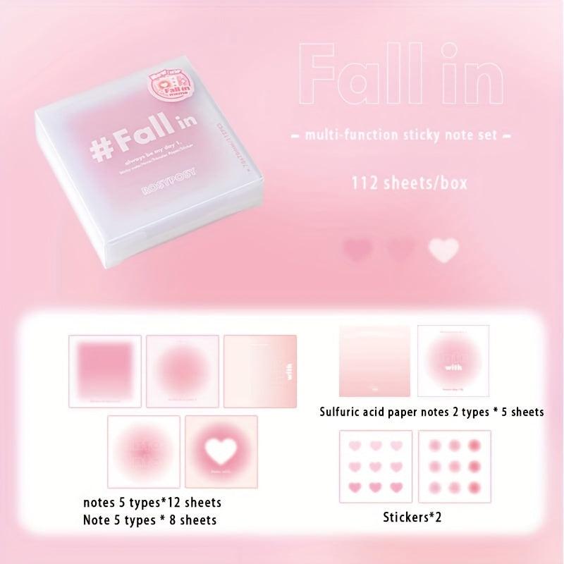 Gradient Sulfuric Acid Sticky Notes Boxed Note Book