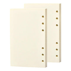A5 Refill Paper 160 Sheets Notepad Set 6 Ring Binder Blank Inserts Notebook