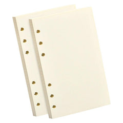 A5 Refill Paper 160 Sheets Notepad Set 6 Ring Binder Blank Inserts Notebook