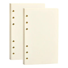 A5 Refill Paper 160 Sheets Notepad Set 6 Ring Binder Blank Inserts Notebook