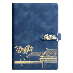 A5 Notebook 200 Pages Cloud Buckle Forbidden City Horizontal Line Portable