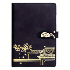 A5 Notebook 200 Pages Cloud Buckle Forbidden City Horizontal Line Portable