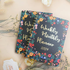 2023 Weekly & Monthly Planner Notebook - Student Time Management