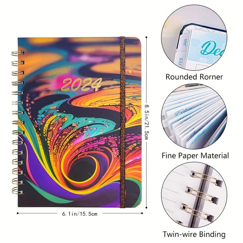 2023 Weekly & Monthly Planner Notebook - Student Time Management