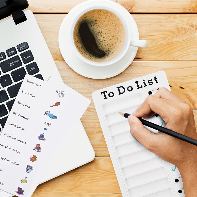 4 Pack Chore Chart To Do List Plastic Checklist Home Routine Planning