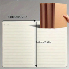 Retro Notebook 36 Sheets 72 Pages A5 & B5 Sizes