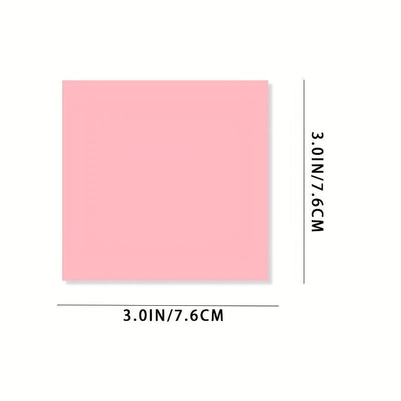 Colorful Sticky Notes 7.62x7.62 cm - Basic Office Supplies
