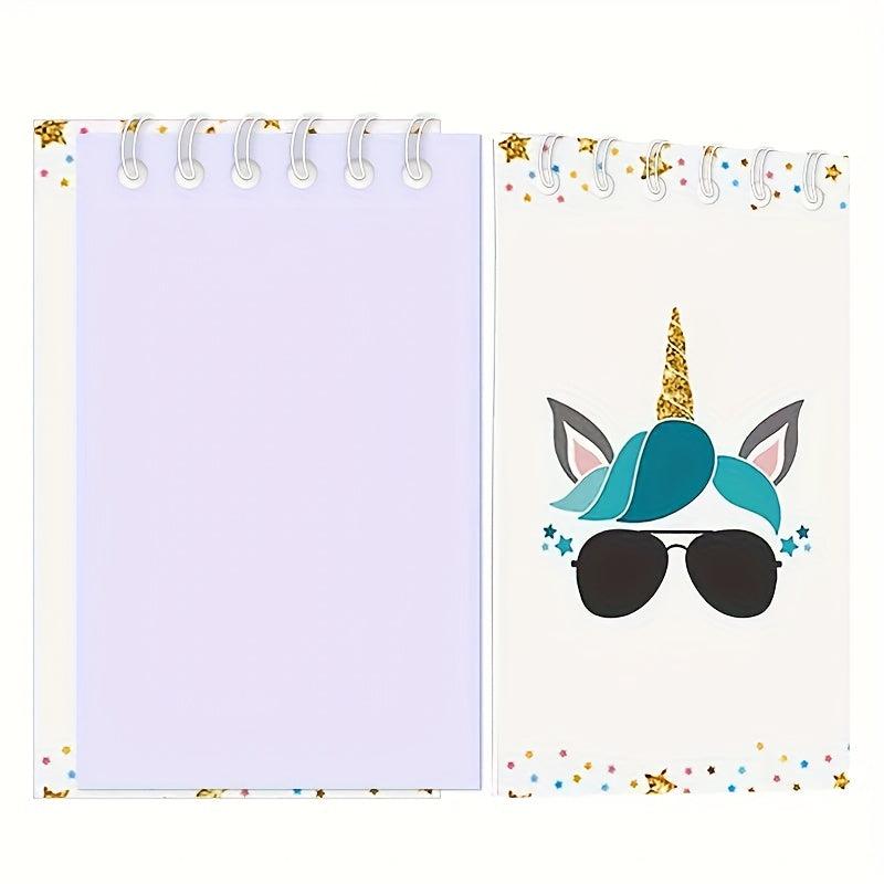 12pcs Unicorn Spiral Notebooks & Pinata Fillers Goodie Bag Stuffers