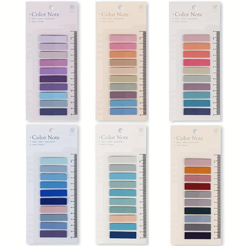 Colorful Sticky Tabs for Book Annotation, 1200pcs