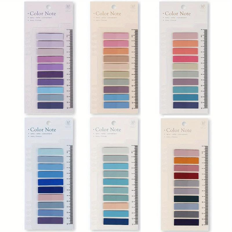 Colorful Sticky Tabs for Book Annotation, 1200pcs