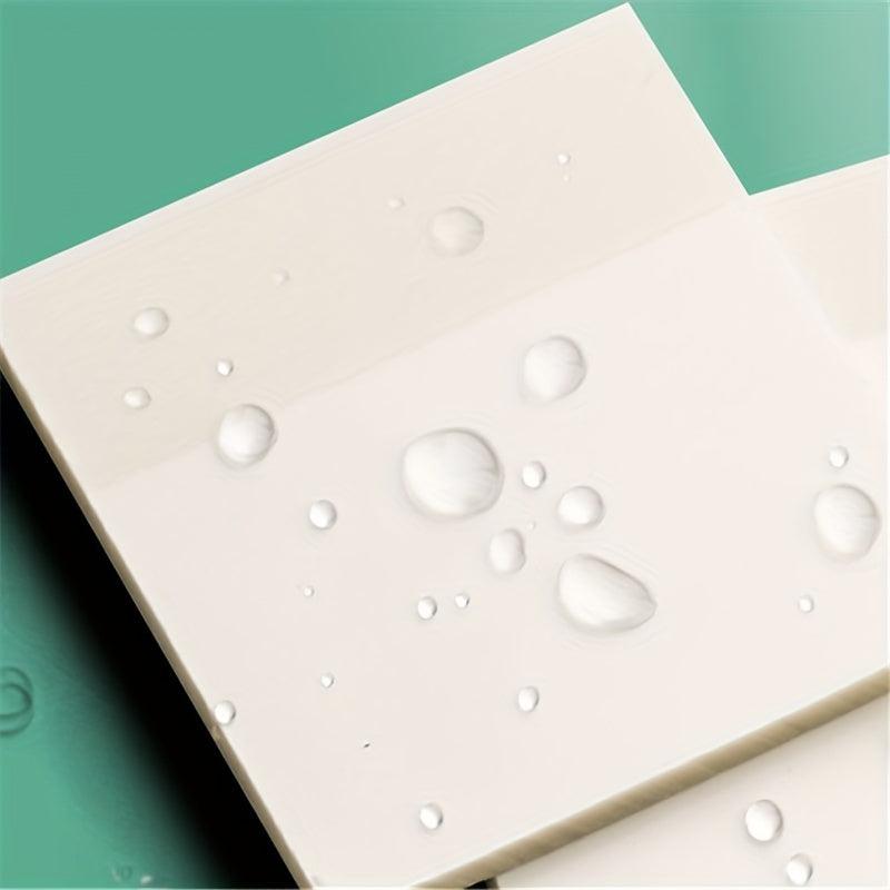 50 Transparent Paper Stickers Memo Pad Bookmark Pen Memo Stickers