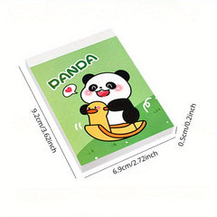 4pcs Cartoon Panda Sticky Note Book Random Student 240 Sheets