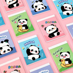 4pcs Cartoon Panda Sticky Note Book Random Student 240 Sheets