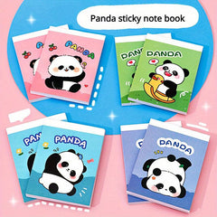 4pcs Cartoon Panda Sticky Note Book Random Student 240 Sheets