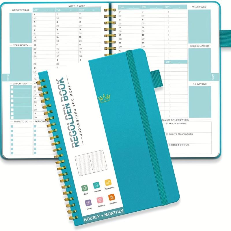 Regolden Book Daily Goal Undated Planner