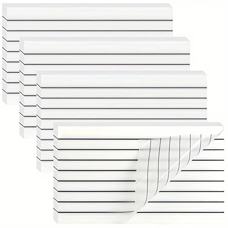 4 Transparent Sticky Note Pads Self Adhesive School Office Supplies