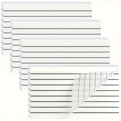 4 Transparent Sticky Note Pads Self Adhesive School Office Supplies