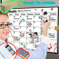 Set of 10 Refrigerator Calendar Magnetic Dry Erase Whiteboard
