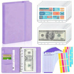 Budget Binder With Zipper Envelopes Money Organizer A6 Binder