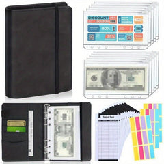 Budget Binder With Zipper Envelopes Money Organizer A6 Binder