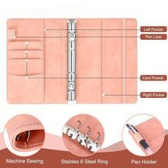 Budget Binder With Zipper Envelopes Money Organizer A6 Binder