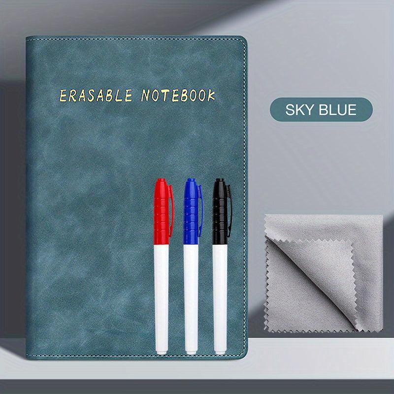 Portable Reusable Blank Notepad 24x17 Cm Office School Notebook Gift Set
