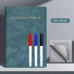 Portable Reusable Blank Notepad 24x17 Cm Office School Notebook Gift Set