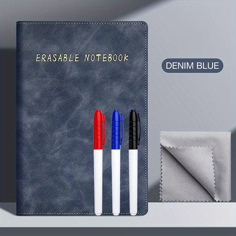 Portable Reusable Blank Notepad 24x17 Cm Office School Notebook Gift Set