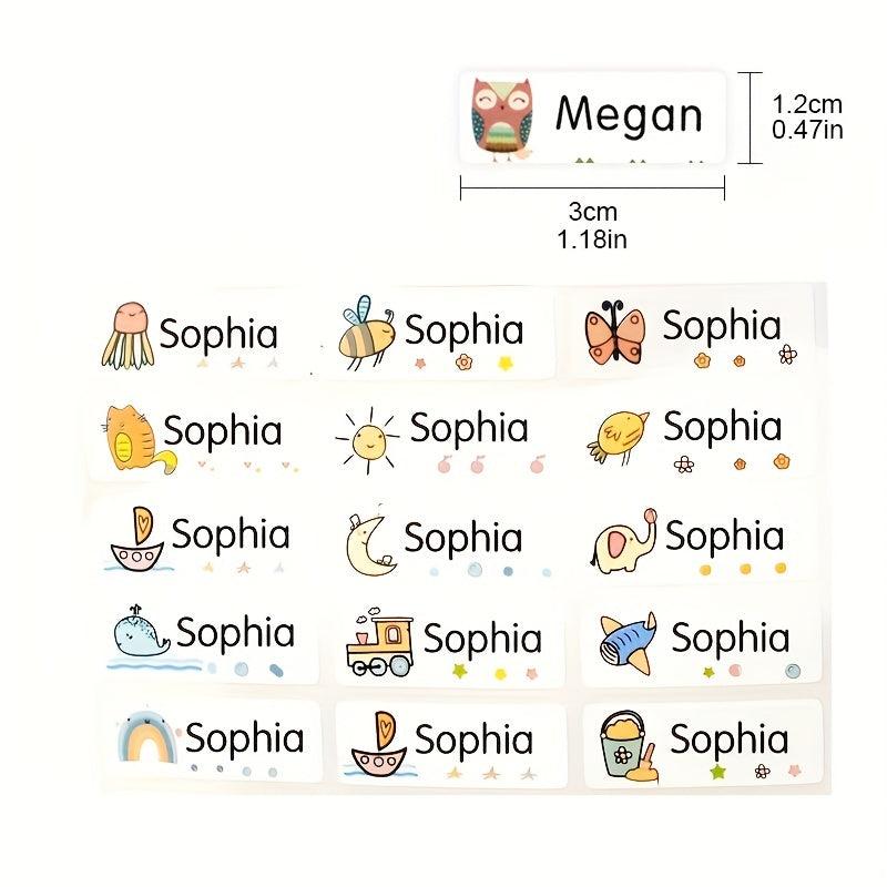 Waterproof Students' Name Stickers, Self-adhesive Magic, Garden Supplies