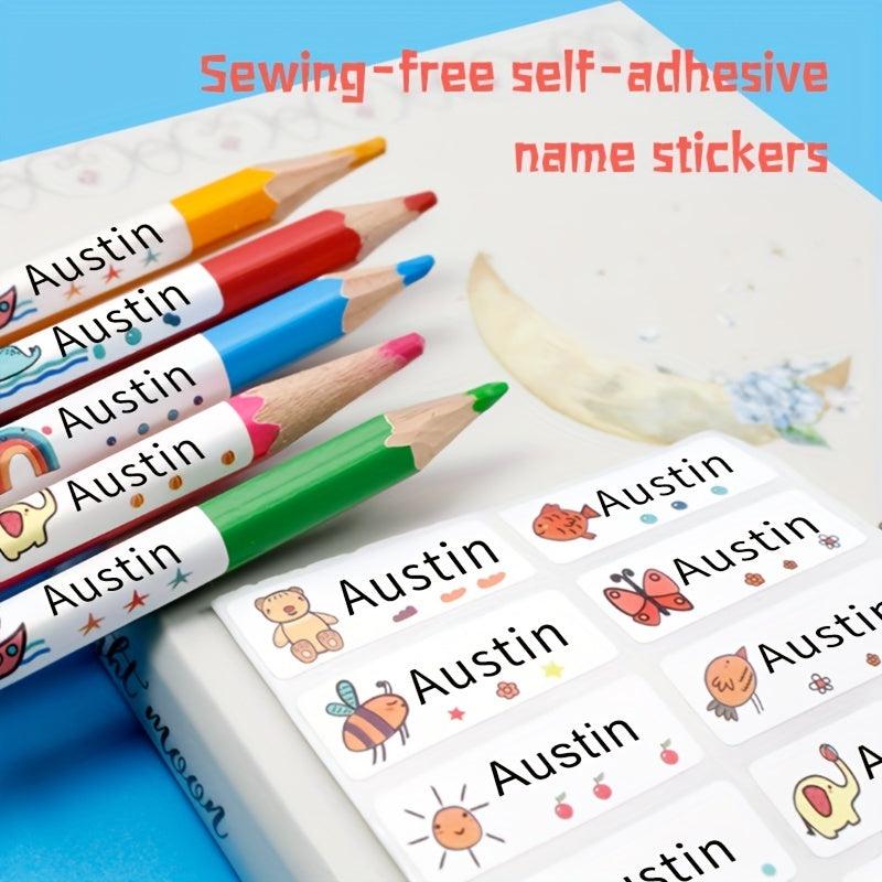 Waterproof Students' Name Stickers, Self-adhesive Magic, Garden Supplies