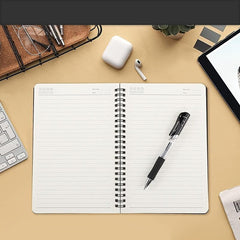 Spiral Lined Notebook A5 4packs 120 Pages Hardcover Lined Travel Writing Journal