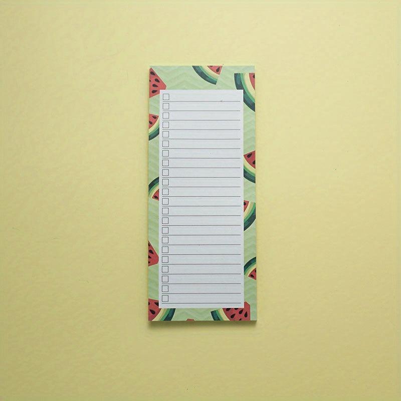 50 Colorful Fruit Magnetic Notepads for Lists & Reminders